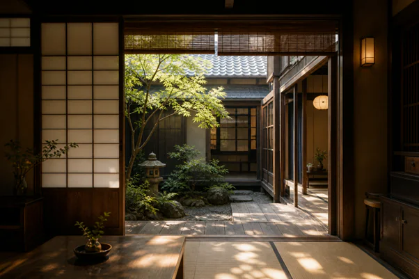 京都町家的庭院